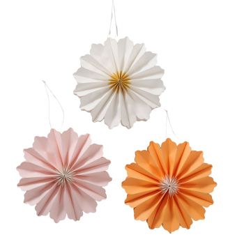 Boltze Dekoanhänger Emilija – Handgearbeitete Papierblume zum Aufhängen