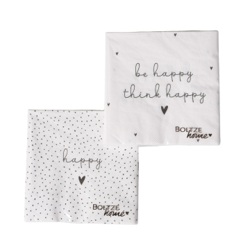 Servietten mit Spruch,Hier wird mit Liebe gekocht, die geheime Zutat ist immer Liebe