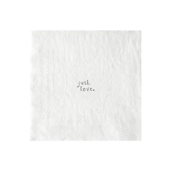 Preview: Bastion Collections Papierservietten „Little Bow Blue“ 20 Stk. – Cocktailservietten mit blauer Schleife (12,5x12,5 cm)