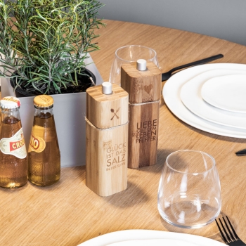 Pepper mill "Love gives life pepper" by Räder
