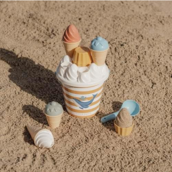 Sand toy bucket with sand molds "Ocean Dreams"