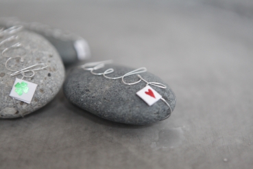 Writing stone. LOVE