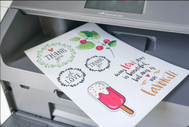 Skullpaper Stickers - Foil Transparent