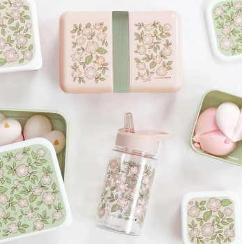 Snack box flowers pink