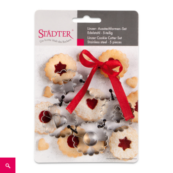 Linz Cookie Cutter "Spitzbub" wavy set