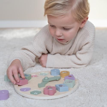 Wooden Clock, Puzzle Clock, Little Farm