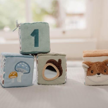 Fabric Cube Set "Forest Friends"