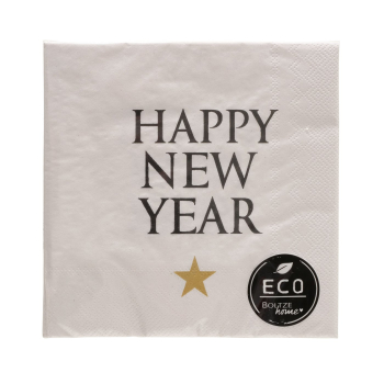 Papierservietten „Cheers“ (20 Stück, 33 x 33 cm)  „HAPPY NEW YEAR“