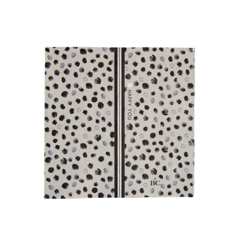 Servietten klein "Dots, Titane" von Bastion Collections