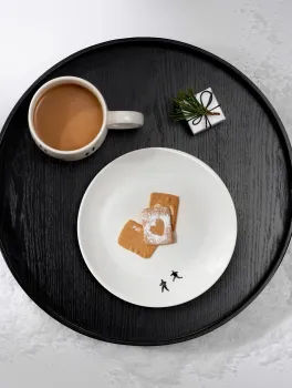 Preview: Dessertteller "Heart in snow"