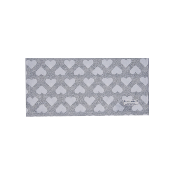 Krasilnikoff Stoffserviette "Herzen" 40 x 40 cm