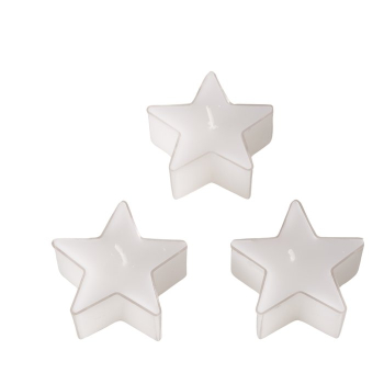 Teelichter in Sternform, Set