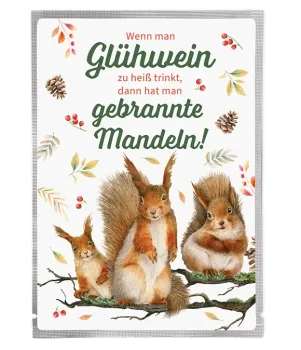 Tea Postcard “Squirrel Gang"