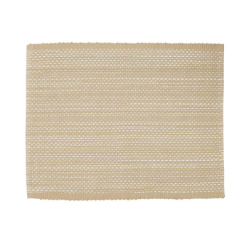 Baumwoll-Tischset Beige – Elegante Tischunterlage in natürlicher Struktur 35x45 cm