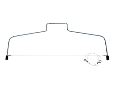 Cake-Masters Tortenschneider mit doppeltem Schneidedraht – Höhenverstellbare Tortensäge aus Edelstahl für gleichmäßige Biskuitböden bis 36 cm Durchmesser (GREENLINE)
