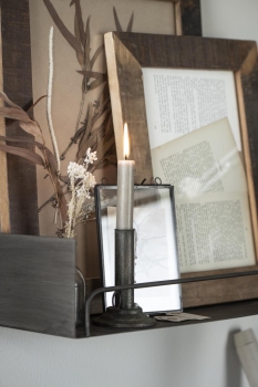 Stick candle sand