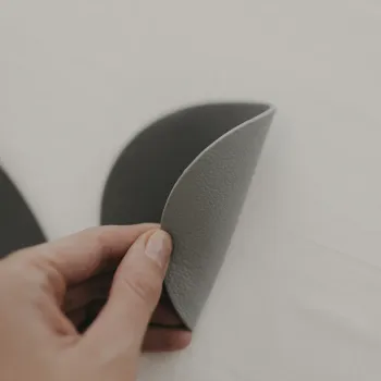 Preview: Wendbare Untersetzer „Das Leben“ – Grau (2er Set)