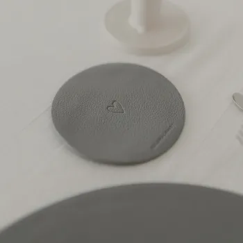 Wendbare Untersetzer „Das Leben“ – Grau (2er Set)