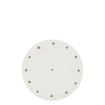 Untertasse "Hearts allround" für große Tassen von Bastion Collections