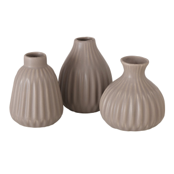 Preview: Vase "Esko" braun in 3 Varianten