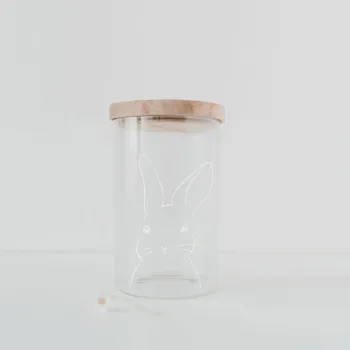 Eulenschnitt Vorratsglas Hasi 19 cm