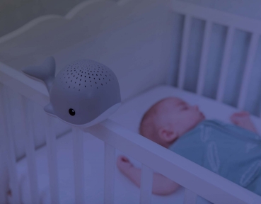 Night light/projector "Wally" the whale green