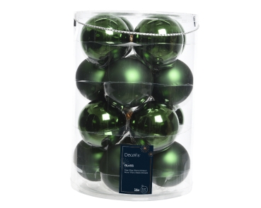 Christbaumkugel, Weihnachtskugel Set grün