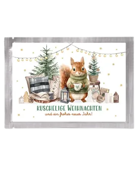 Tea Postcard “Squirrel” – Cozy Christmas
