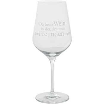 Preview: Weinglas „Der beste Wein ist der...“ von Räder