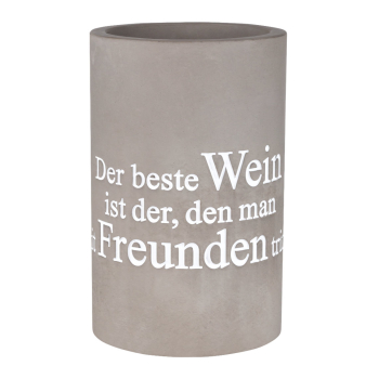Winecooler "Der beste Wein ist der den man mit Freunden trinkt" von Räder