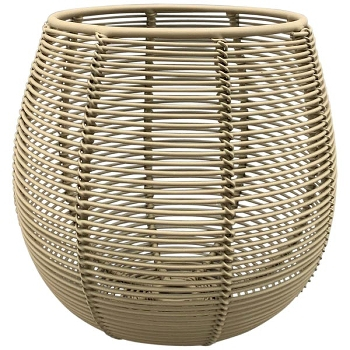 Preview: Dazz Lantern Cream – Modern Metal Wire Tealight Holder in 2 Sizes (9 cm & 12 cm)