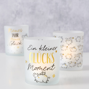 Windlicht "Lucky" Silvester