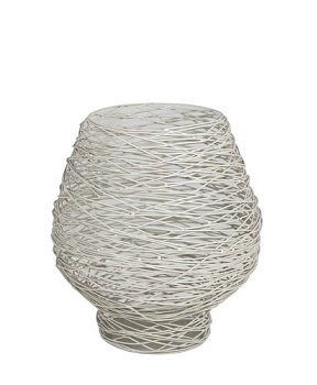 Windlicht "Valence" creme in 2 Größen