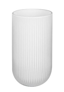 Windlicht, Vase "Relax" weiß