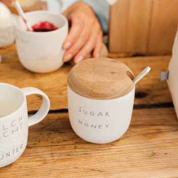Sugar bowl "Sugar for my honey" by Räder