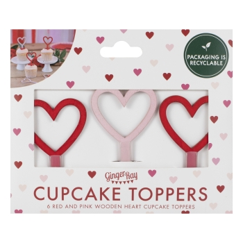Cake Topper Hearts