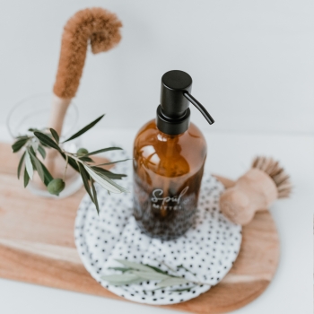 Soap dispenser "Dishwashing liquid" by Eulenschnitt
