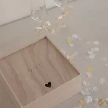 Erinnerungsbox "Herz" von Eulenschnitt