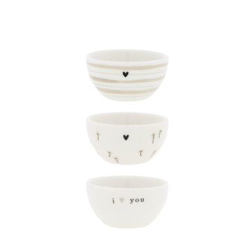 Bastion Collections Schale Small „Naturel Print“