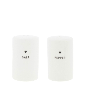 Salz und Pfefferstreuer Keramik beige Bastion Collections