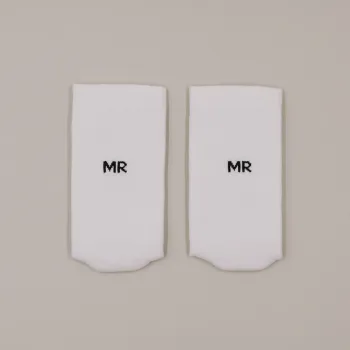Eulenschnitt Socken Mr. – Hochzeitsgeschenk