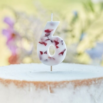 Birthday candle "6"