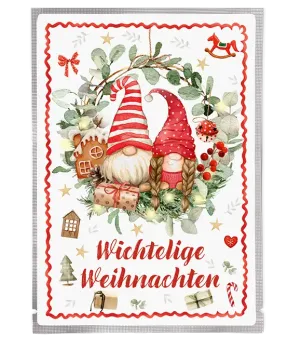 Tea Postcard “Gnome Wreath"