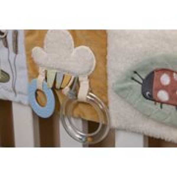 Fabric book for cot or playpen "Little Goose"