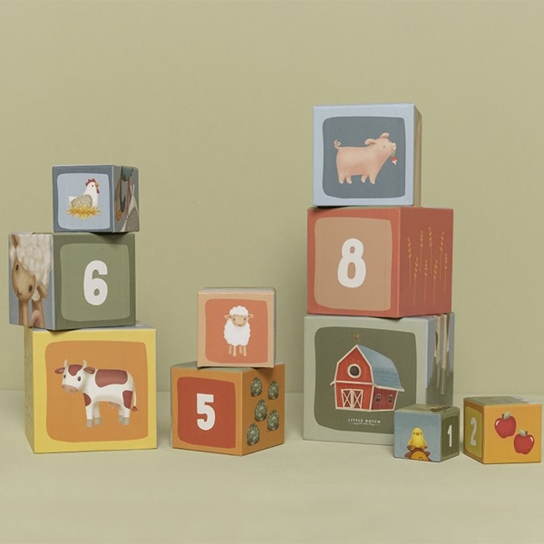 Stacking blocks "Little Farm"