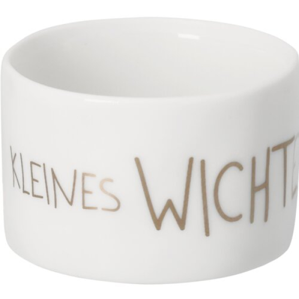 Räder Design Kleines Wichtellicht „Winterlicht“ Ø 4,5 cm – Porzellan-Teelichthalter mit Relief
