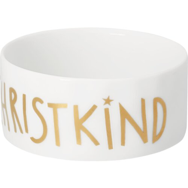 Räder Design Winterlight "Ich glaub' noch ans Christkind" – Porcelain Tealight Holder with Gold Print