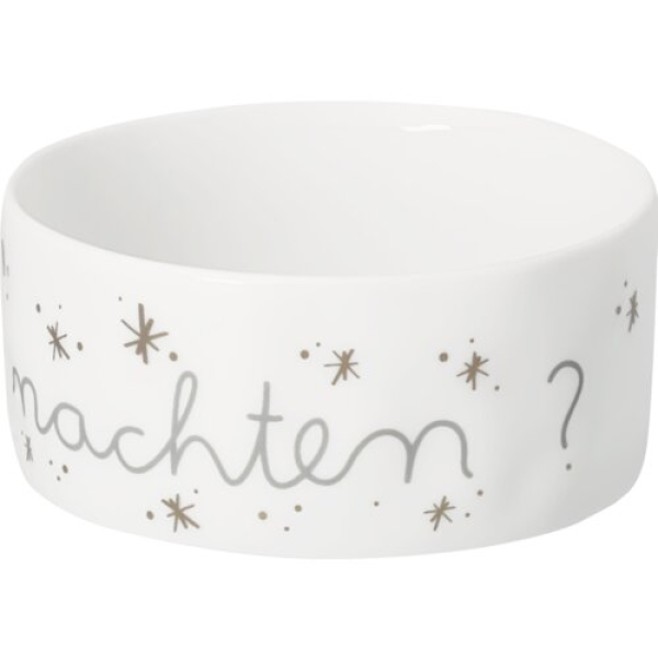 Räder Design Winterlicht „Ist schon wieder Weihnachten?“ – Porzellan-Windlicht mit Gold-Brillantdruck