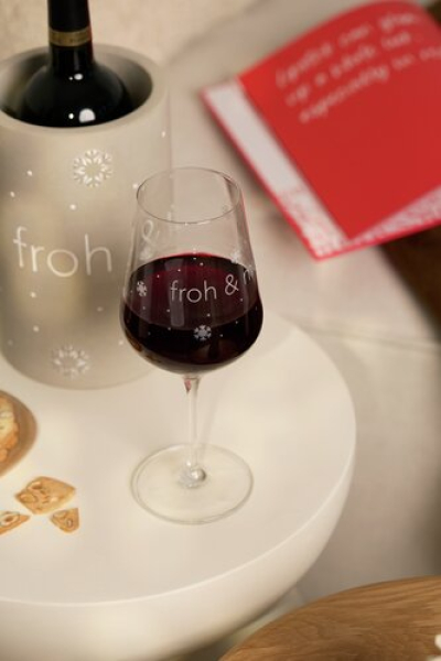 Räder Design Weinglas „Froh und munter“ – Elegantes Weißwein- & Rotweinglas