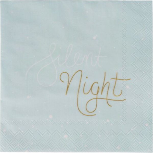 Räder Design Cocktailservietten „Silent Night“ 25x25 cm